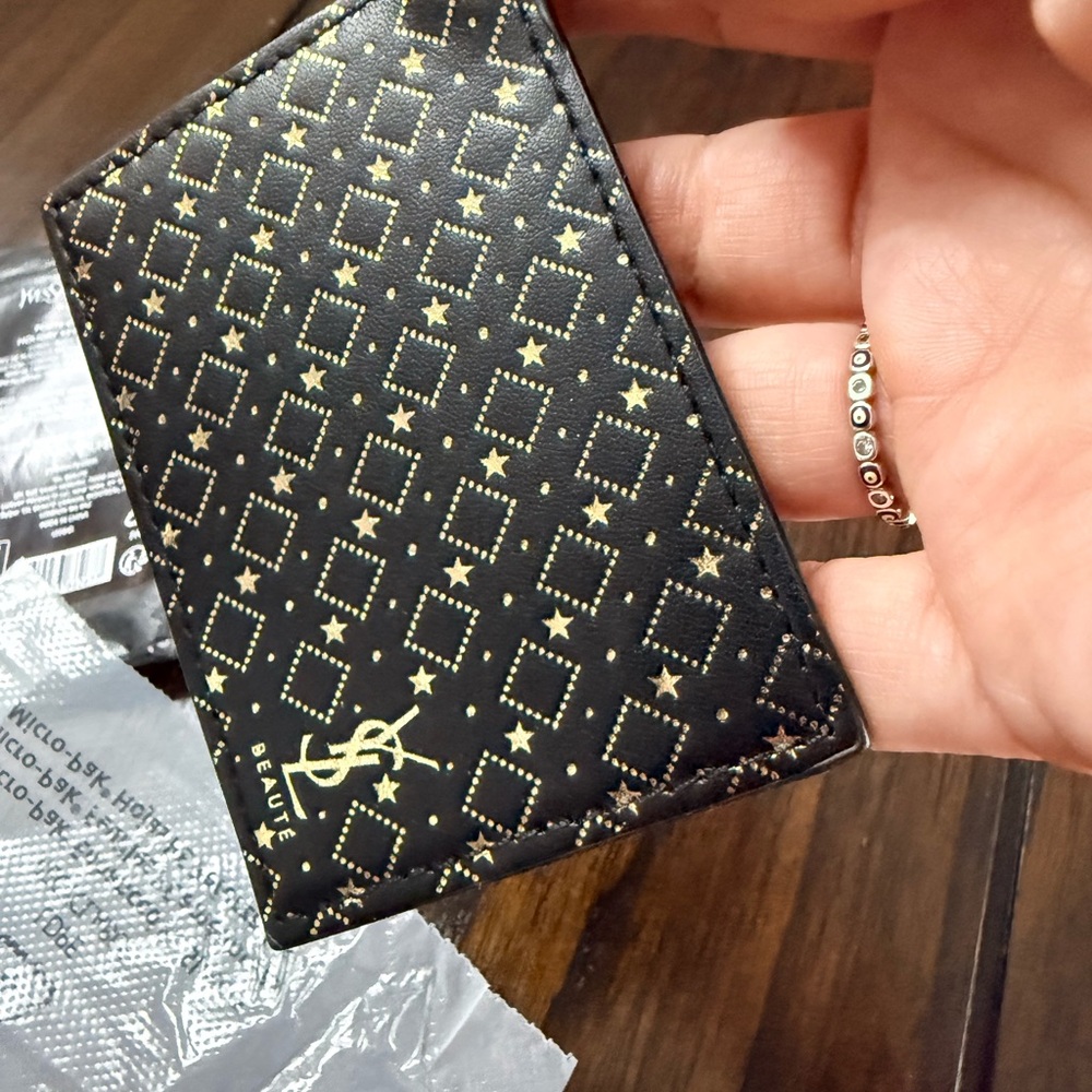 YSL Black and Gold Beauty Mirror